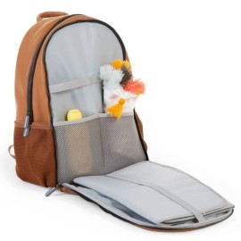 Childhome Backpack in Leatherlook Brown