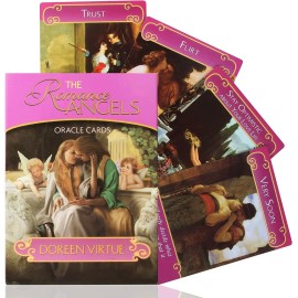Gayrrnel Tarot Cards Set, 44 Lovers Romance Oracle Cards - Rare Doreen Virtue Angel Oracle Cards, Ideal for Learning, Daily Readings, Healing