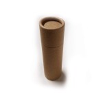 Empty Cardboard Deodorant Containers - Push-up style, top-fill, reusable and biodegradable 1.0 oz (15-Pack) Brown