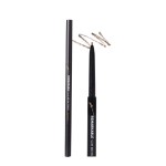 Aperire Eyebrow Pencil - Korean Makeup Stylist Definer, Ultra-Fine Fills in Sparse Areas & Gaps, Remarkable Slim Brow - Create Natural Your Looks that Draw Eyes 03 Medium Brown 1 Count