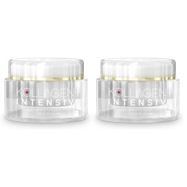 Kollagen Intensive Collagen Renewal Anti-Aging Wrinkle Cream (2 Ounce) 2 Pack Reduces Photoaging