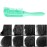 Emoly Detangling Brush for Natural Hair-Detangler for America 3a to 4c Kinky Wavy, Curly, Coily Hair, Detangle Easily with Wet/Dry (Green)