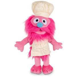 GUND Sesame Street Official Gonger Muppet Plush, Premium Plush Toy for Ages 1 & Up, Pink/Beige, 10
