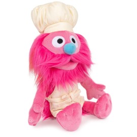 GUND Sesame Street Official Gonger Muppet Plush, Premium Plush Toy for Ages 1 & Up, Pink/Beige, 10