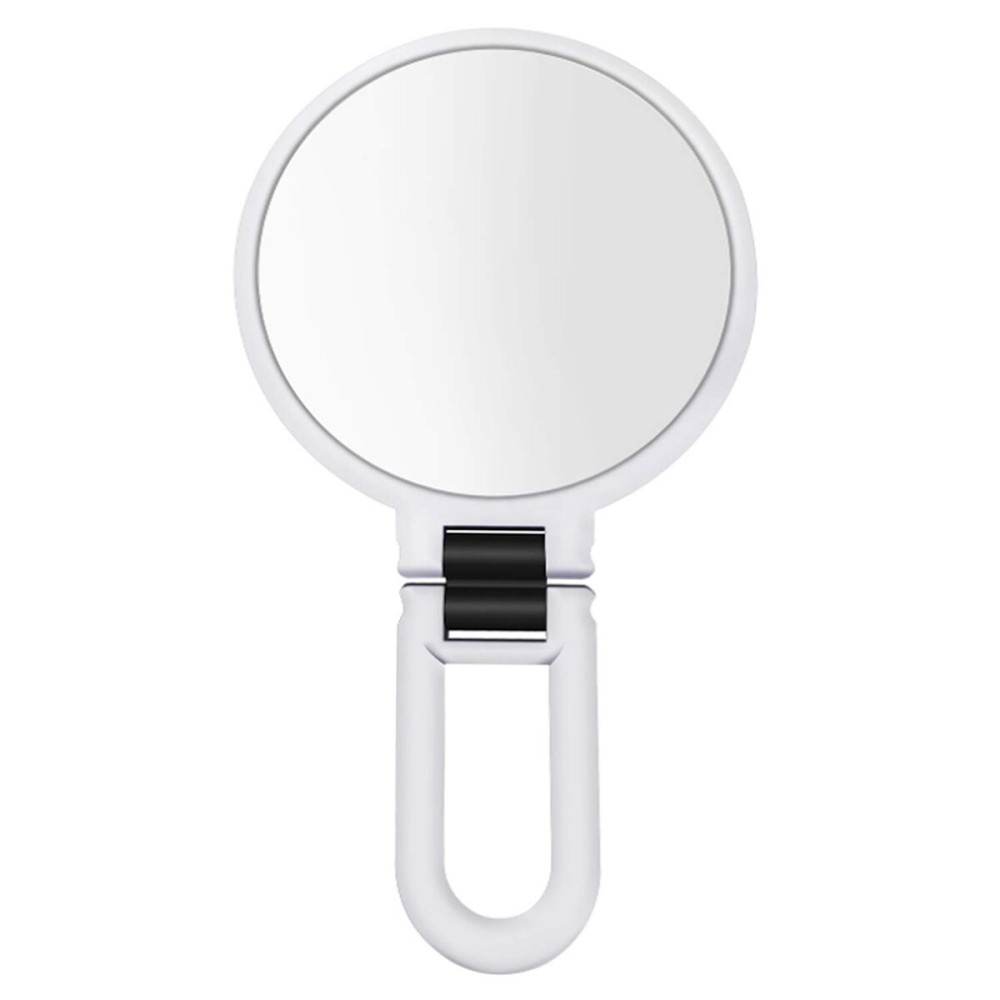 Vtrem 15X 1X Magnifying Makeup Mirror Double Sided Handheld Mirror with Magnification Portable Folding Vanity Mirror with Stand for Home Travel, White