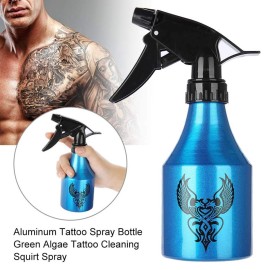 300ml Professional Aluminum Spray Bottle, Pressure Sprayer Spray Pump Bottle for Household Water Flowers with Hairdresser Green Soap Spray Bottle(Blue)