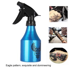 300ml Professional Aluminum Spray Bottle, Pressure Sprayer Spray Pump Bottle for Household Water Flowers with Hairdresser Green Soap Spray Bottle(Blue)