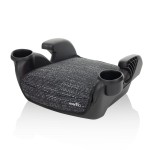 Evenflo GoTime No Back Booster Car Seat, Forward Facing (Static Black)