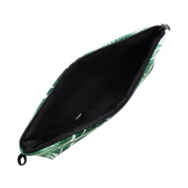 Aiphamy Cute Travel Makeup Bag Cosmetic Bag Small Pouch Gift for Women (Leaves)