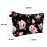 Aiphamy Cute Travel Makeup Bag Cosmetic Bag Small Pouch Gift for Women (Flowers)