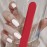 Campsis White Press on Nails Matte Coffin Long Acrylic Fake Nails Clips Cute False Nail Daily for Women and Girls (Pack of 24)