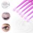 Amber Lash, Disposable Micro Brushes Applicators for Eyelashes Extensions Lint-free 2mm x 200 count (White)