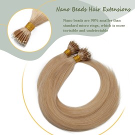 SEGO Nano Bead Ring Human Hair Extension Pre Bonded Nano Tip Remy Hair Extensions Micro Beads Rings Loop Hand Tied Hairpiece 20 Inch 24 Natural Blonde 1g/strand 50g/pack SEGO Nano Bead Ring Human Hair Extension Pre Bonded Nano Tip Remy Hair Extensions Micro Beads Rings Loop Hand Tied Hairpiece 20 Inch 24 Natural Blonde 1g/strand 50g/pack