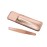 Tweezerman Rose Gold Mini Slant Tweezer with Case