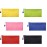 Sailing-go 6 Pieces 6 Colors Zipper Waterproof Bag Pencil Pouch for Cosmetic Makeup Bills Office Supplies Travel Accessories and Daily Household Supplies