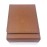 Luck Lab Single Deck Leather Playing Card Case/Holder - Fits Poker and Bridge size cards (Brown)