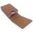 Luck Lab Single Deck Leather Playing Card Case/Holder - Fits Poker and Bridge size cards (Brown)