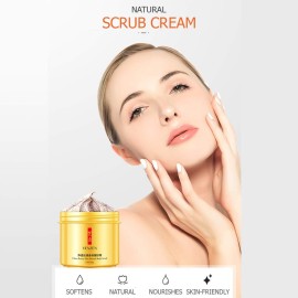 VENZEN Cleansing Natural Ingredients Scrub Cream Beauty Gentle Skin Care Smooth Body Oil Balance 250g