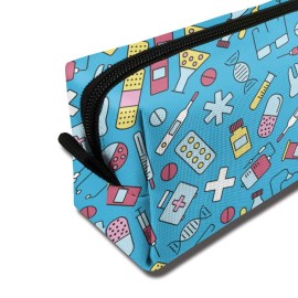 YISHOW Nurse Equipment Makeup Bag Adorable Travel Cosmetic Toiletry Organizer Case for Women