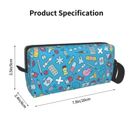 YISHOW Nurse Equipment Makeup Bag Adorable Travel Cosmetic Toiletry Organizer Case for Women