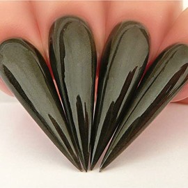 Kiara Sky Glow Collection Dip Powder 1 oz | Activate with UV, LED or sunlight | STORMY WEATHER (black & blue)