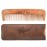 Wooden Hair Combs for Men,Men\'s Wood Beard Comb with Leather Travel Case,Mens Combs for Hair,Kids Comb(brown shark)