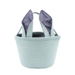 Lxitol Easter Baskets Easter Bunny Ears Bags - Easter Egg Bunny Bucket for Kids (Blue)