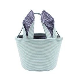 Lxitol Easter Baskets Easter Bunny Ears Bags - Easter Egg Bunny Bucket for Kids (Blue)