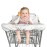 Binxy Baby 2-in-1 Cushy High Chair Cover and Shopping Cart Cover for Baby, Comfortable Cover for Grocery Cart, Universal Fit Cart Cover for Babies, Includes Storage Pouch - Little Arrows