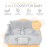 Binxy Baby 2-in-1 Cushy High Chair Cover and Shopping Cart Cover for Baby, Comfortable Cover for Grocery Cart, Universal Fit Cart Cover for Babies, Includes Storage Pouch - Little Arrows