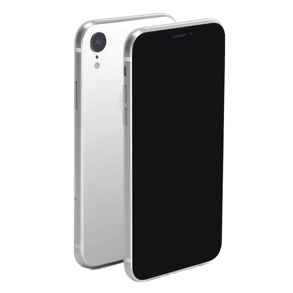 DDAWEFRT Fake Dummy Phone Display Model Compatible with Phone XR Replica Non-Working 6.1 inch Black Screen Without Logo 1:1 Scale XR-White