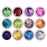 Yeslady Nails Art Laser Glitters Square Flakes Colorful Thin Paillette Sequin Manicure Tips 12 Colors