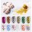 Yeslady Nails Art Laser Glitters Square Flakes Colorful Thin Paillette Sequin Manicure Tips 12 Colors