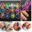 Yeslady Nails Art Laser Glitters Square Flakes Colorful Thin Paillette Sequin Manicure Tips 12 Colors