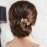 Unicra Wedding Hair Pins Flower Hairpins Hair Set Leaf Jewelry Decorative Bridal Hair Accessories for Women and Girls Pack of 3 (Gold)