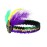 Mardi Gras Feather Headband Sequins Glitter Hair Band for Adult Women Men Kids Mardi Gras Hair Band Hair Accessories TSFD14 (Purple)