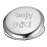 sedmart Dog Mom Engraved Compact Mirror,Funny Birthday for Women Girls,Stainless Steel Small Pocket Mirror for Purse