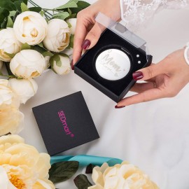 sedmart Dog Mom Engraved Compact Mirror,Funny Birthday for Women Girls,Stainless Steel Small Pocket Mirror for Purse sedmart Dog Mom Engraved Compact Mirror,Funny Birthday for Women Girls,Stainless Steel Small Pocket Mirror for Purse