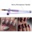 SILPECWEE 3Pcs Acrylic Nail Brush Set UV Gel Nail Ombre Brush Double-Head Sponge Pen Wooden Ombre Nail Art Gradient Painting Brush Manicure Design Tools