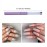 SILPECWEE 3Pcs Acrylic Nail Brush Set UV Gel Nail Ombre Brush Double-Head Sponge Pen Wooden Ombre Nail Art Gradient Painting Brush Manicure Design Tools