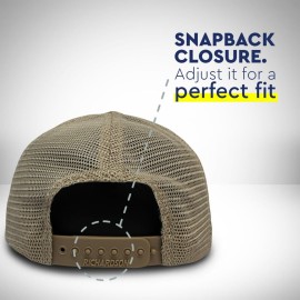 Richardson Trucker Mesh Hat Us Air Force Retired Embroidery Cotton Dad Hats for Men & Women Snapback Black Charcoal