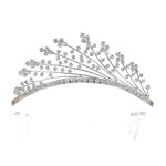SAMKY Bridal Tiara Rhinestone Crystal Headpiece for Brides Wedding Hair Accessories