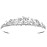 SAMKY Bridal Headpieces Rhinestone Crystal Wedding Tiara for Women Royal Bride Accessories