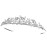 SAMKY Bridal Headpieces Rhinestone Crystal Wedding Tiara for Women Royal Bride Accessories