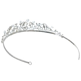 SAMKY Bridal Headpieces Rhinestone Crystal Wedding Tiara for Women Royal Bride Accessories SAMKY Bridal Headpieces Rhinestone Crystal Wedding Tiara for Women Royal Bride Accessories