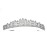 SAMKY Wedding Bridal Headpiece Rhinestone Tiara Crown Crystal Hair Accessories for Bride