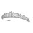 SAMKY Wedding Bridal Headpiece Rhinestone Tiara Crown Crystal Hair Accessories for Bride