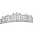 SAMKY Wedding Bridal Headpiece Rhinestone Tiara Crown Crystal Hair Accessories for Bride