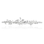 SAMKY Bridal Crown Rhinestone Wedding Tiara Crystal Headband Headpiece Bride\'s Hair Accessories