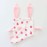 Emenpy Bunny Security Blanket for Boys and Girls,Cotton Soft Breathable Muslin Soothing Towel Appeasing Toy for Infant,Newborn Gift,2 Pcs Set (Strawberry&Orange)